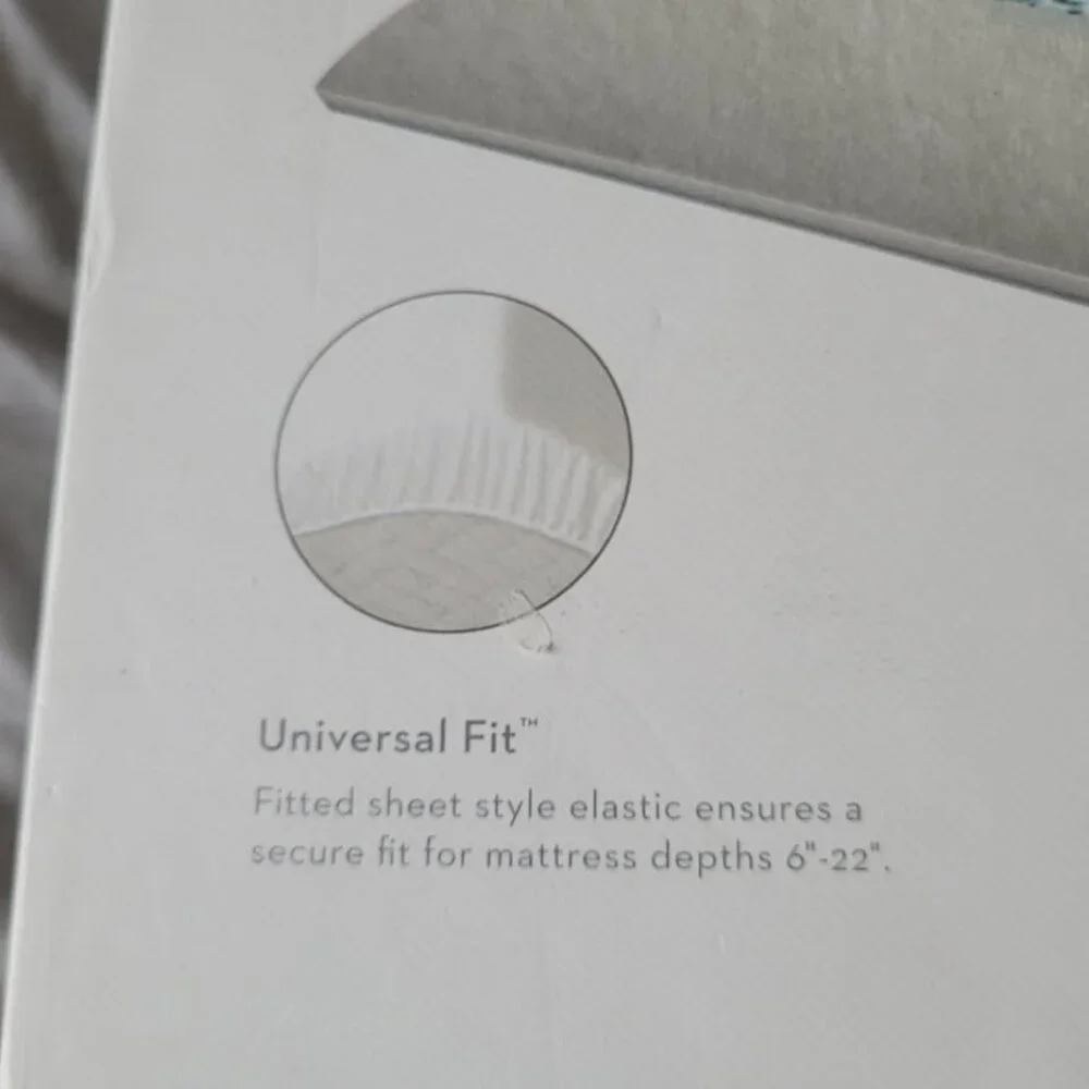 Malouf Sleep Tite Prime Terry Waterproof Mattress Protector Twin Size New